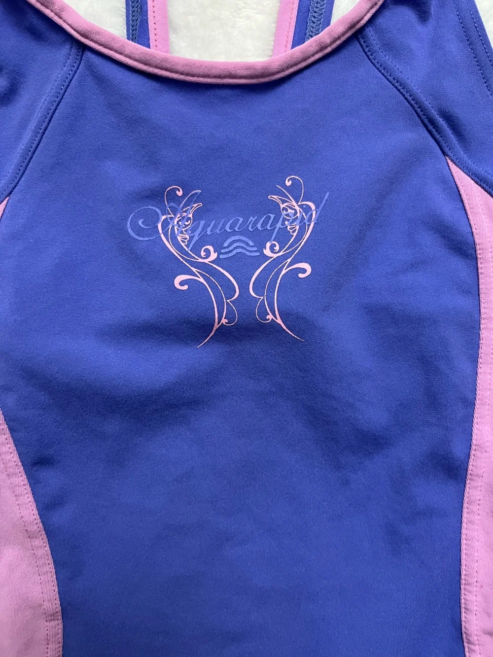 Purple & Pink One-Piece Swimsuit